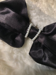 Royal luxurious Silk Bow & Sailor Bow With Pearl Beads